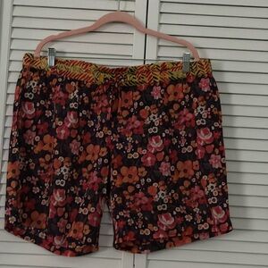 Sundance multi colored shorts size L. These  lightweight,drawstring with pockets
